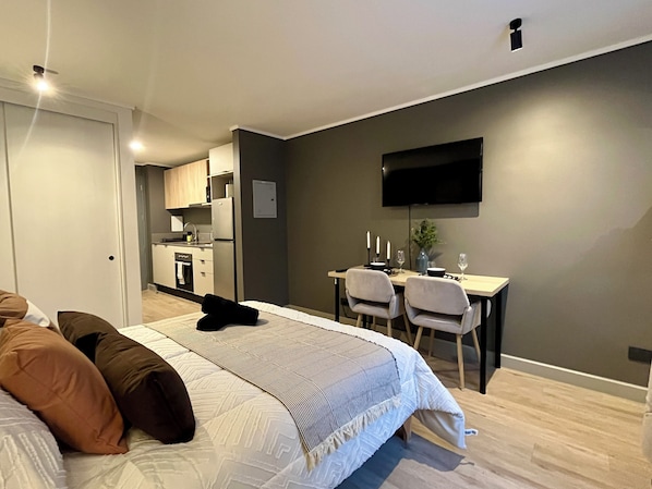 Blackout drapes, iron/ironing board, free WiFi