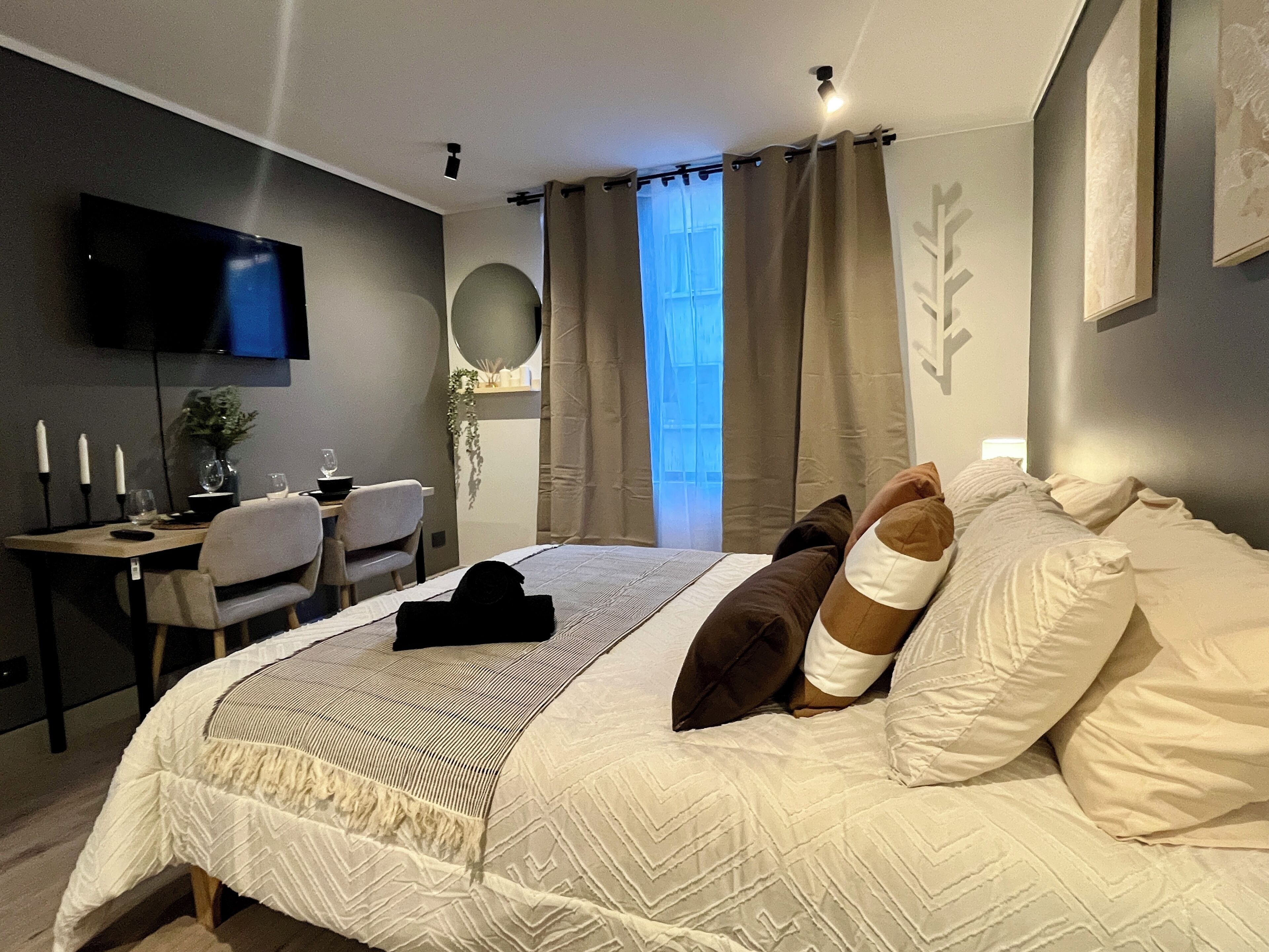 Blackout drapes, iron/ironing board, free WiFi