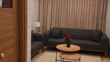 Sitteområde i lobbyen