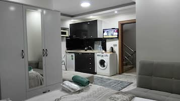 Standart Apartment - Basement Floor | Sengetøy i egyptisk bomull, sengetøy av topp kvalitet og dundyner