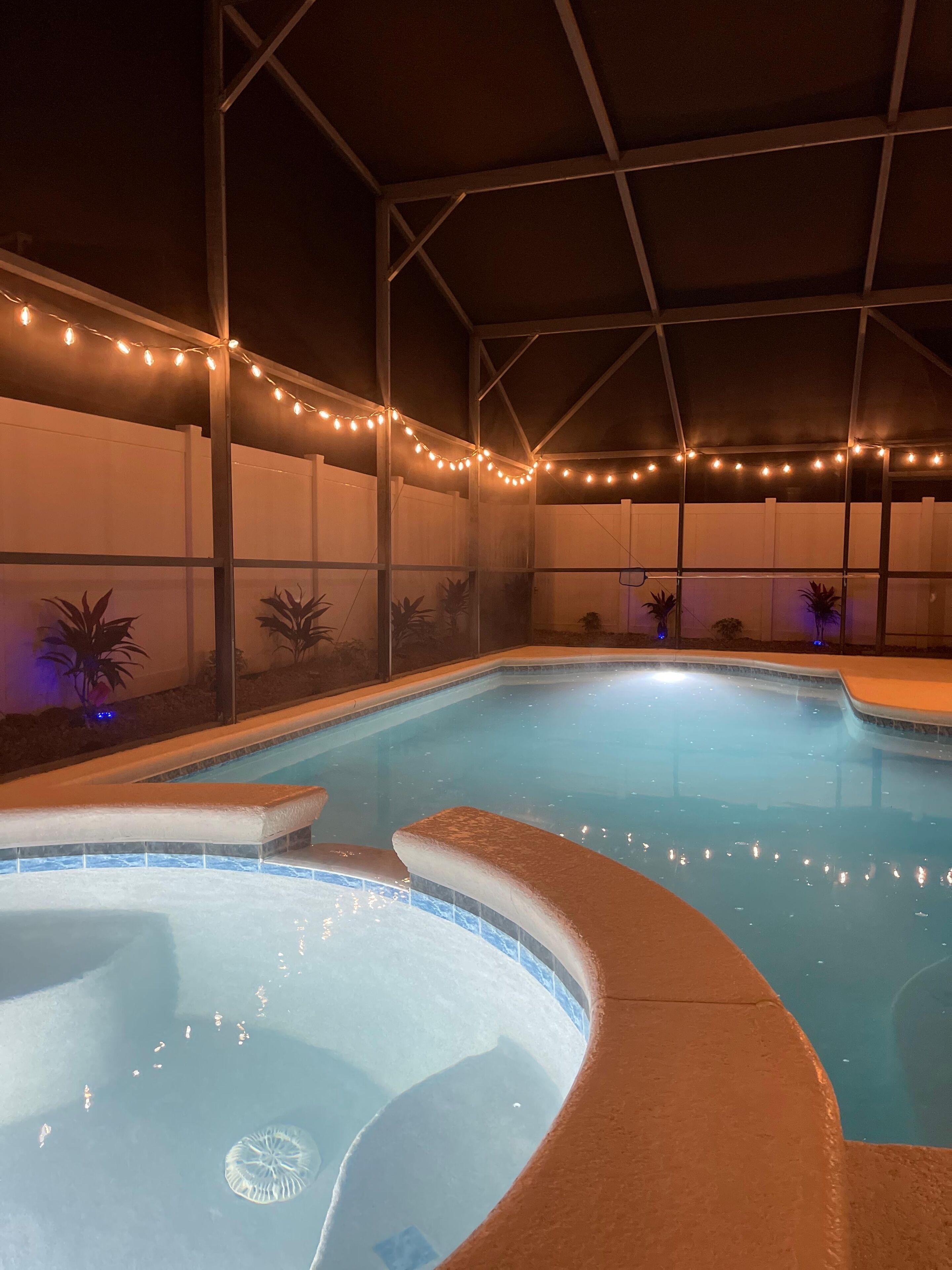 Indoor pool, a heated pool