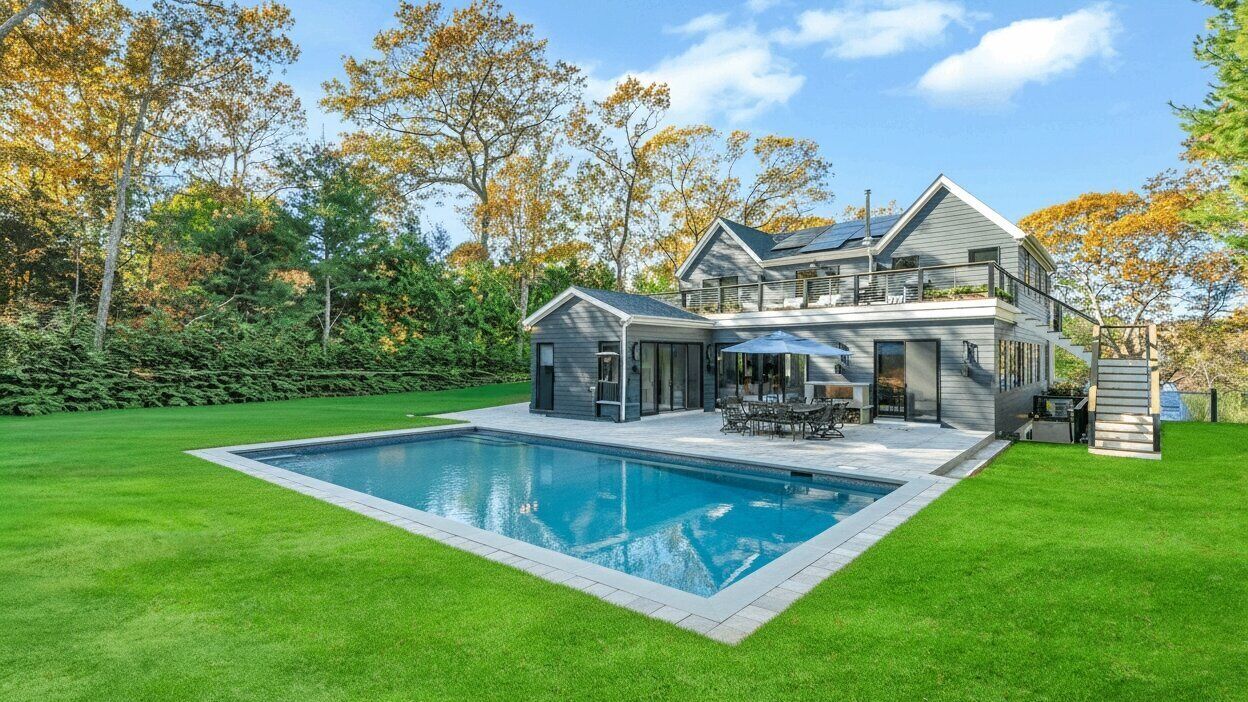 Una piscina riscaldata