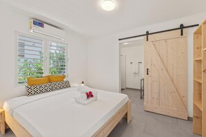 2 slaapkamers, een strijkplank/strijkijzer, wifi, beddengoed