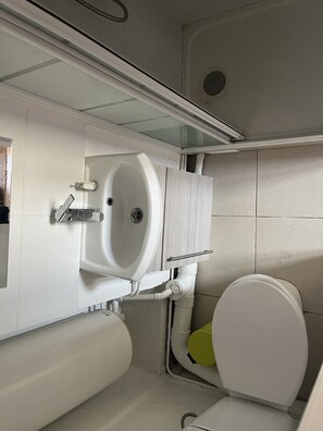 Serviettes fournies, papier toilette