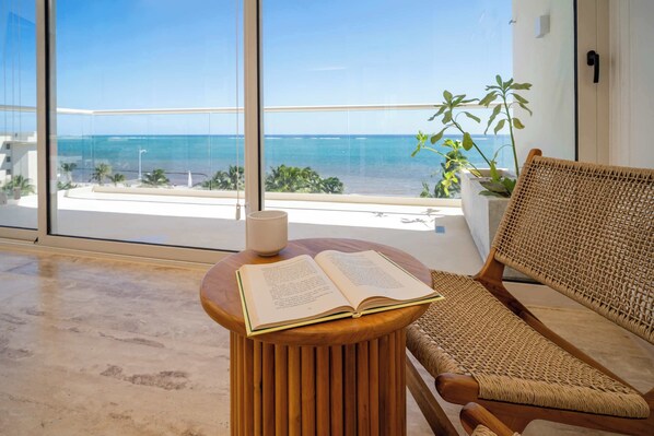 Interior - Oceanview Design Retreat | Pool + Work space (Puerto Morelos)