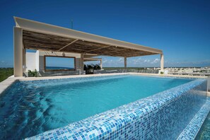 Pool - Oceanview Design Retreat | Pool + Work space (Puerto Morelos)