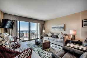 Smart TV, stereo - ✨Oceanfront | Awesome Amenities | Great Views | Carolina Dunes 105✨ (Myrtle Beach)