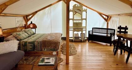 Umpqua National Forest Glamping Tent XL Ranger - Near Crater Lake & Umpqua Hot Springs