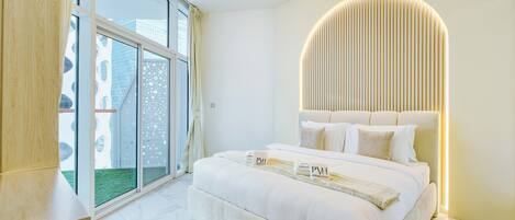 Premium appartement, uitzicht op rivier | Een kluis op de kamer, individueel gedecoreerd, individueel gemeubileerd