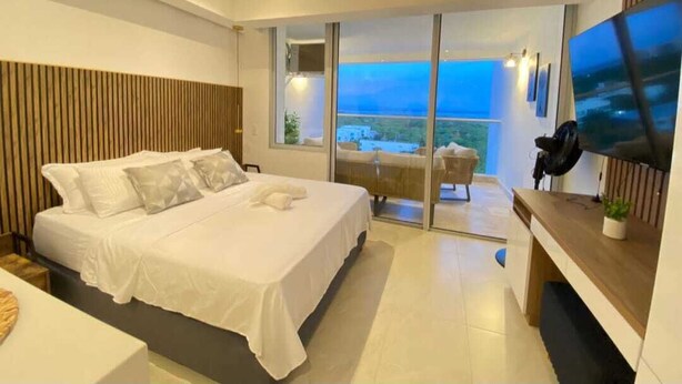 1 bedroom, iron/ironing board, WiFi, bed sheets - VACATION SUITES /CARTAGENA BEACH RESORT (cartagena)