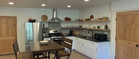 Microwave, oven, stovetop