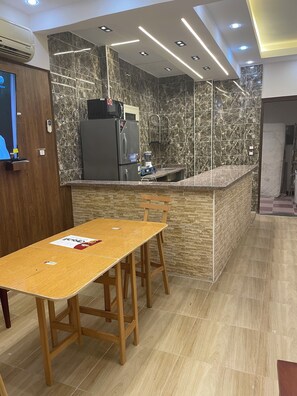 Dining - Enjoyable 2-bedroom apartment with AC in vibrant Cairo Governorate (Cairo Governorate)