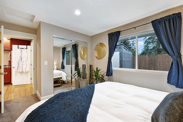 1 chambre, fer et planche Ă repasser, Wi-Fi gratuit, draps fournis