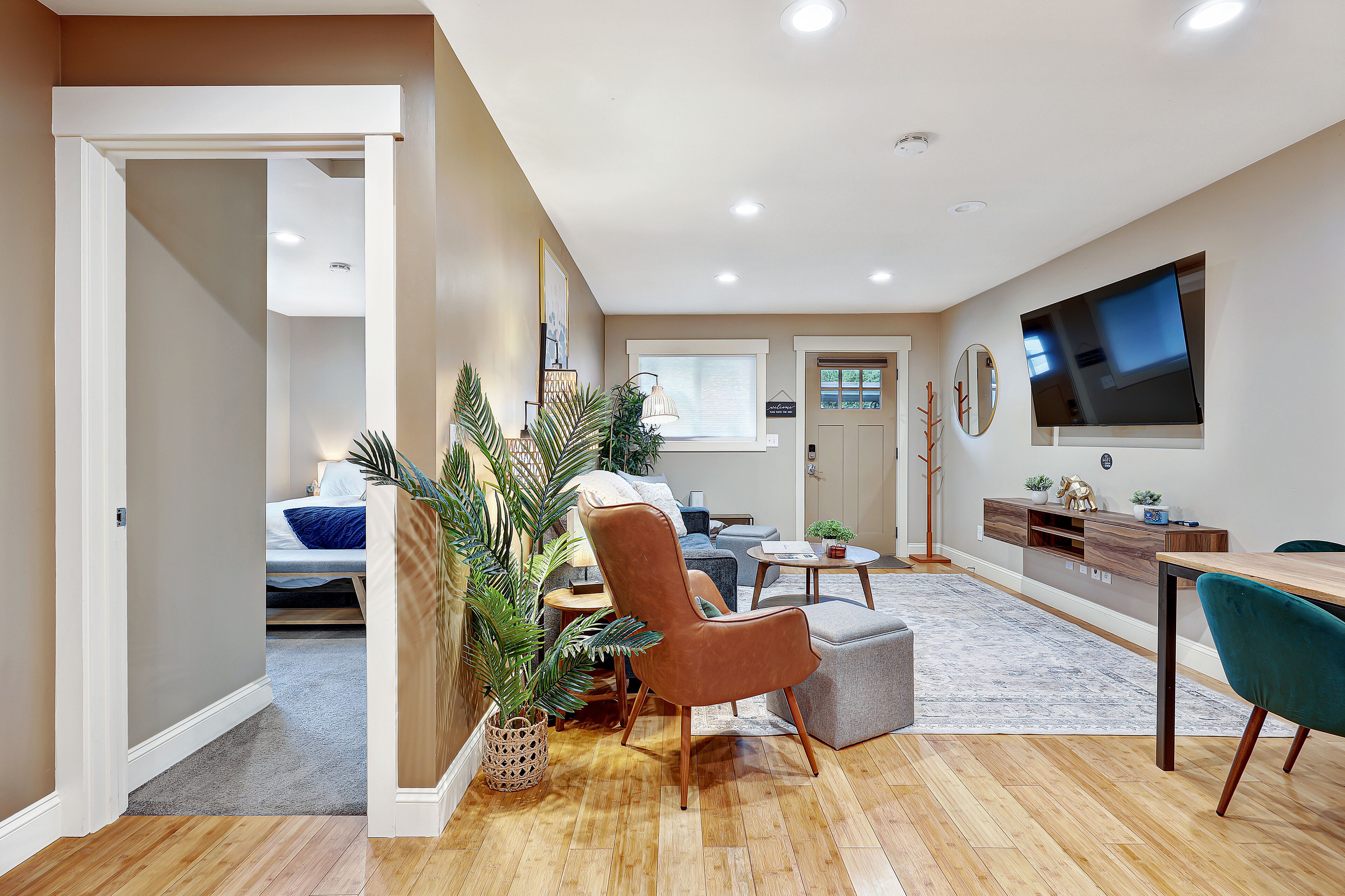 1 多间卧室、熨斗/熨衣板、免费 WiFi、床单