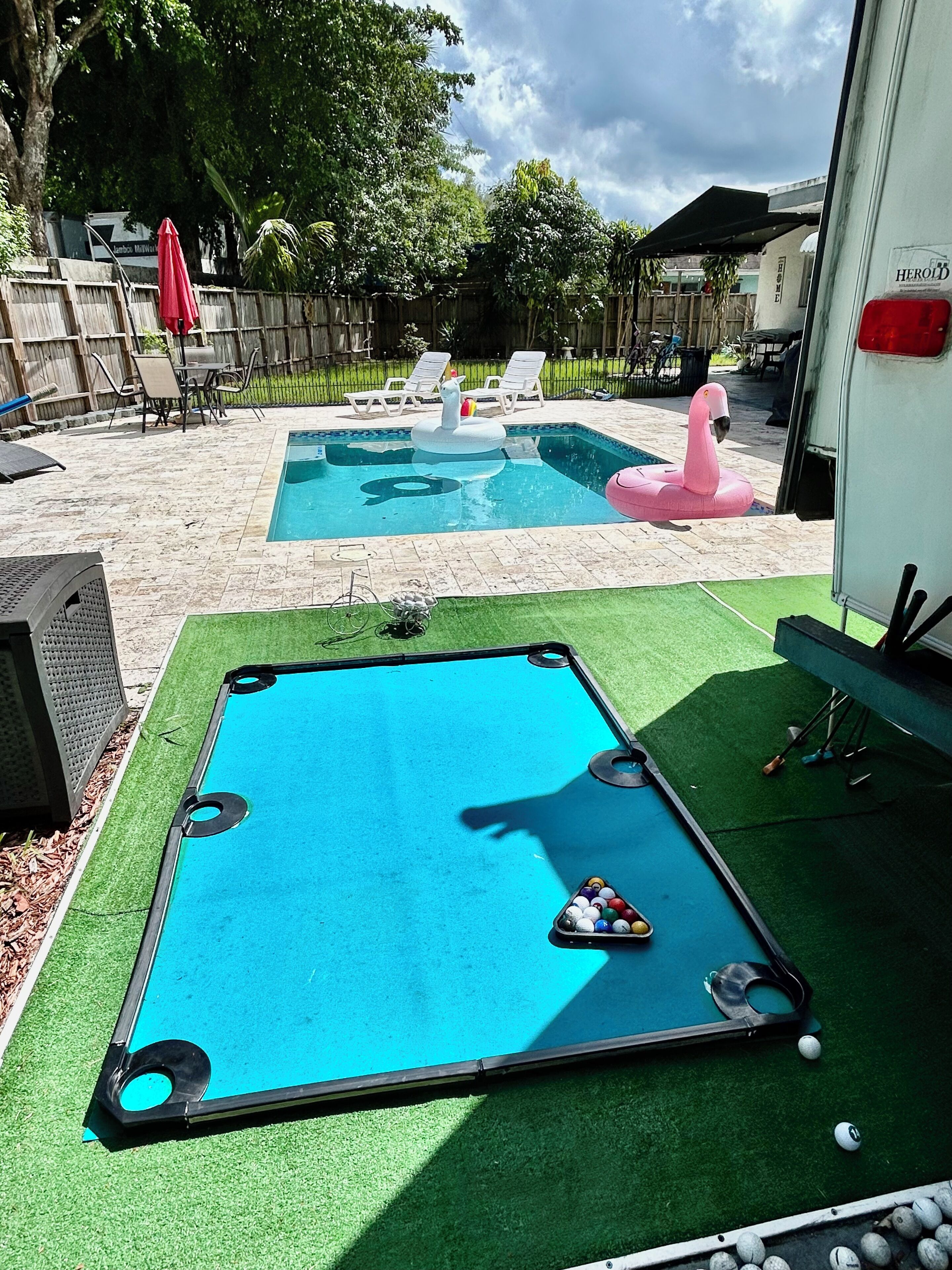 Outdoor pool