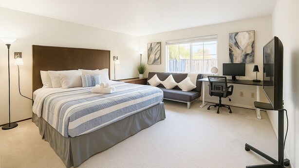 Unclassified image, 1 of 18, button - Da-H2(Master) A Room · Master Room Luxury King Bed (Sunnyvale)