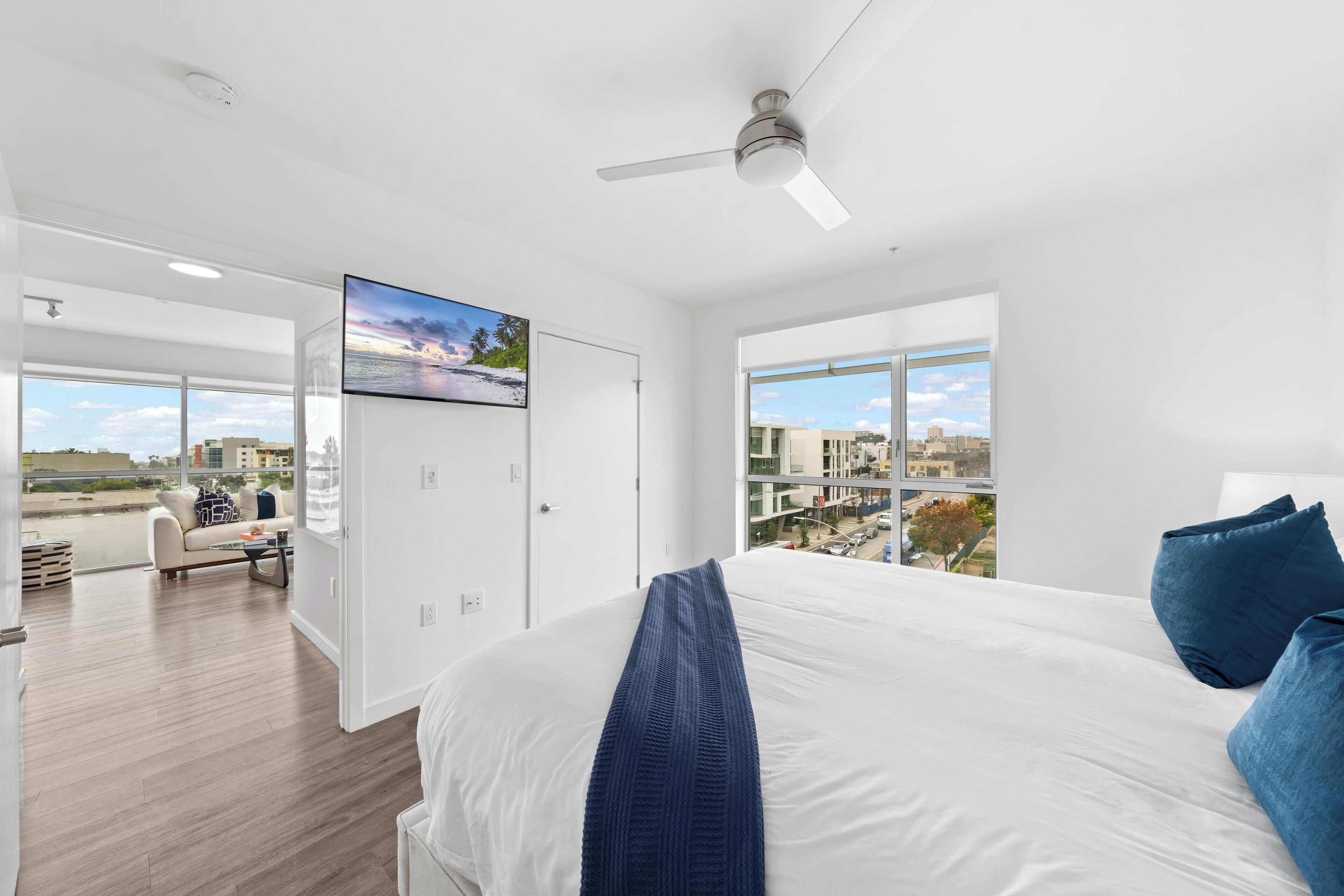 2 bedrooms, iron/ironing board, travel crib, free WiFi