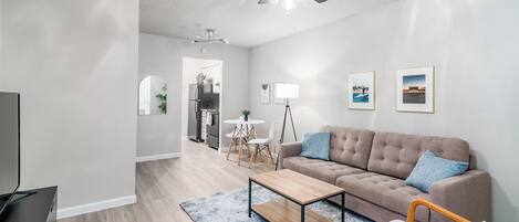 Departamento clásico, para no fumadores, cocina | Área de sala de estar