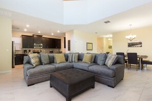 TV, video games, table football, stereo - Solterra Resort, Elegant 5 bdrm home with Pvt pool (Davenport)