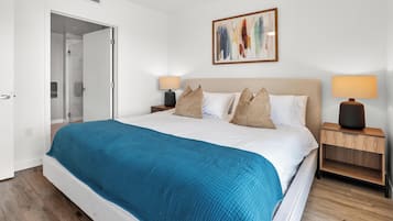 2 bedrooms, iron/ironing board, travel crib, free WiFi