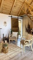 Cabana família, vista para o jardim | Área de estar