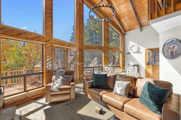 Tv, eldstad och bordsfotboll