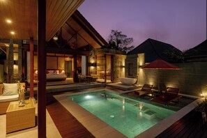 Villa - 1 soveværelse - udsigt til pool | Privat pool