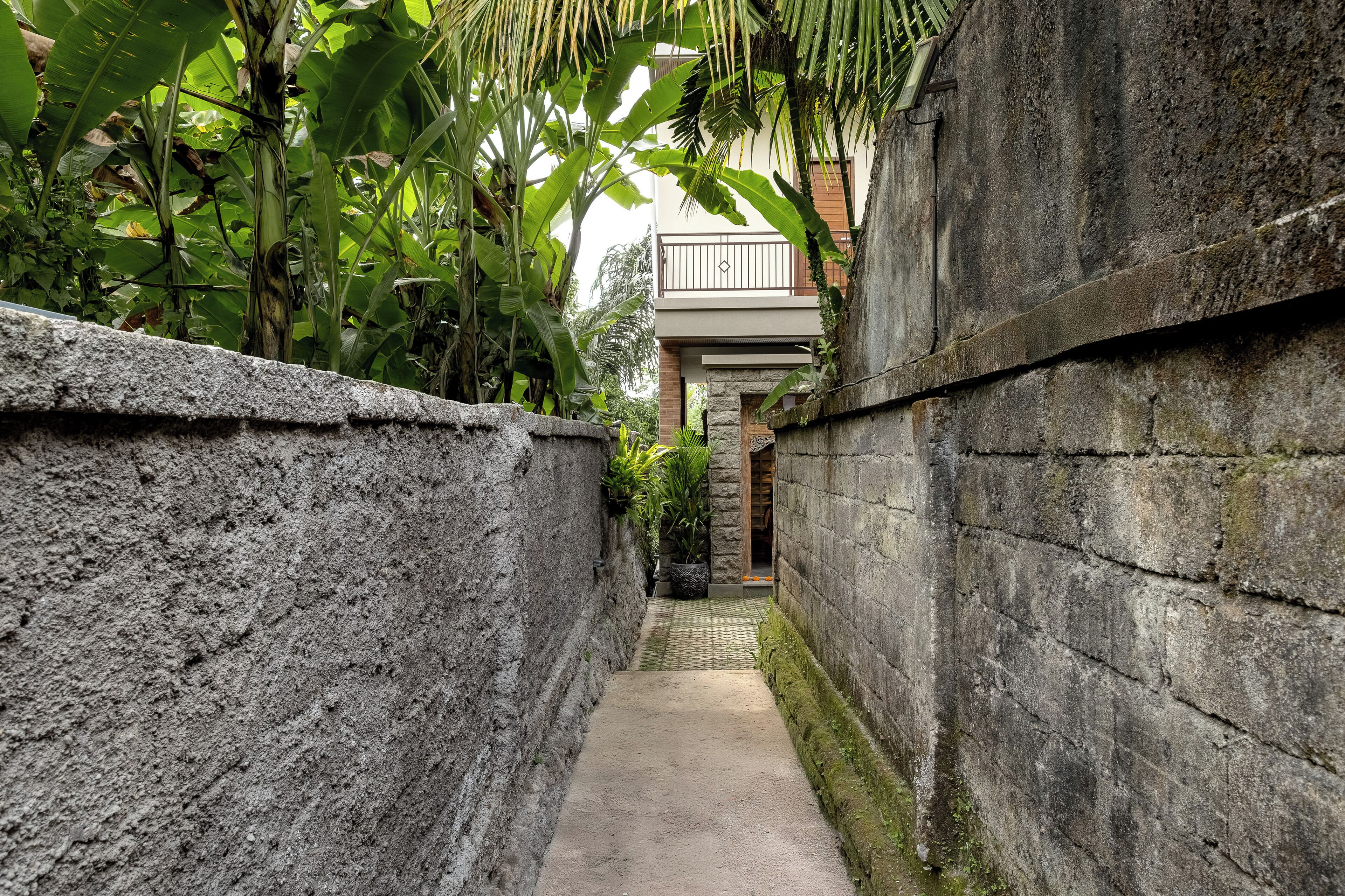 Overnatningsstedets indgangsparti