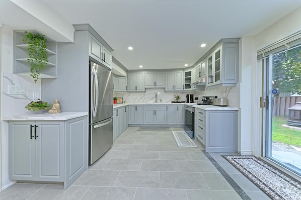 Microwave, oven, stovetop