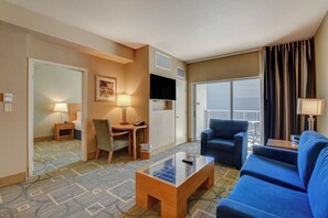 Suite | Living area - The Lapis Suite at The Platinum Hotel (Las Vegas)