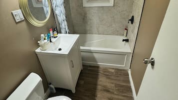 Towels, soap, toilet paper