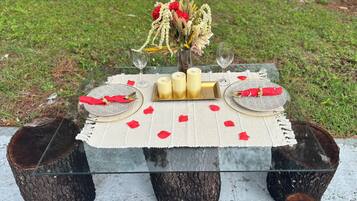 Udendørs spisemuligheder