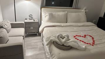 1 soveværelse, internetforbindelse, sengetøj