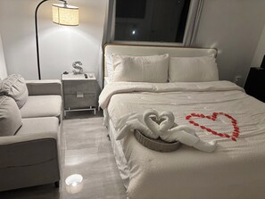 1 soveværelse, internetforbindelse, sengetøj