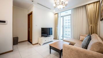 Senior Apartment, Balcony, City View | Desk, laptop workspace, free WiFi