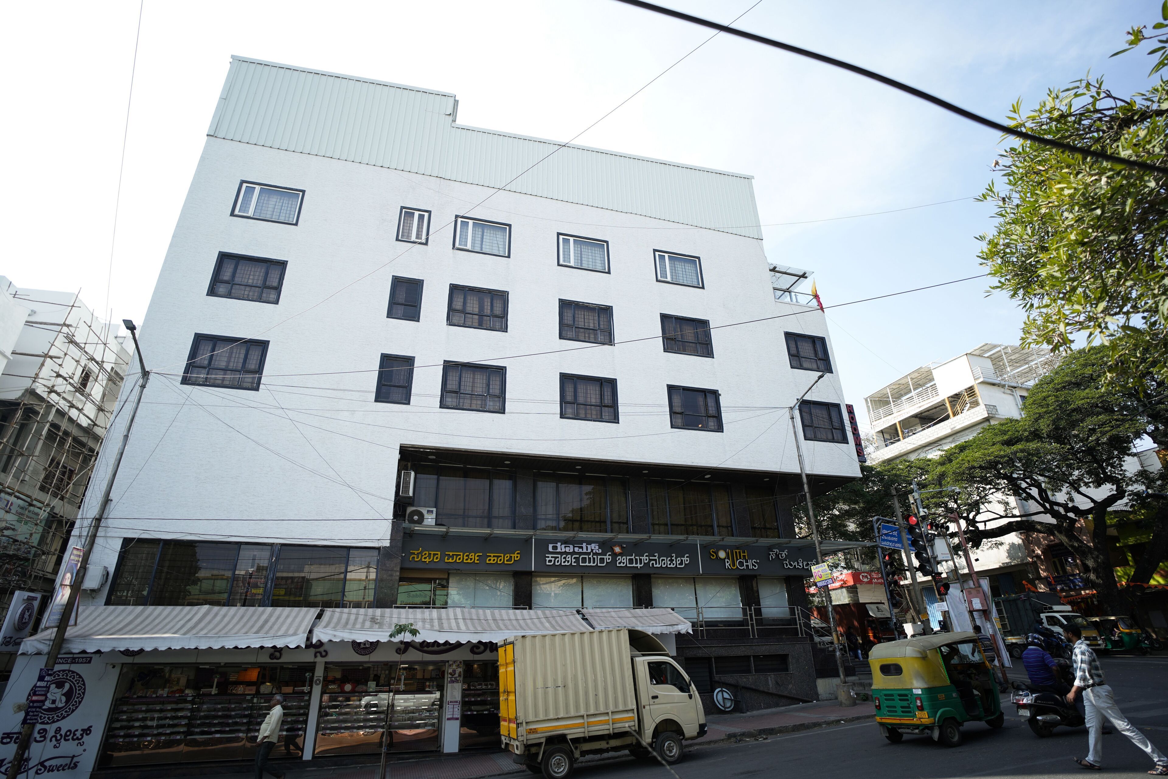 Façade de l’hébergement