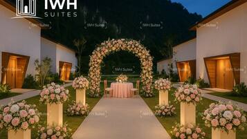 Front of property - evening/night