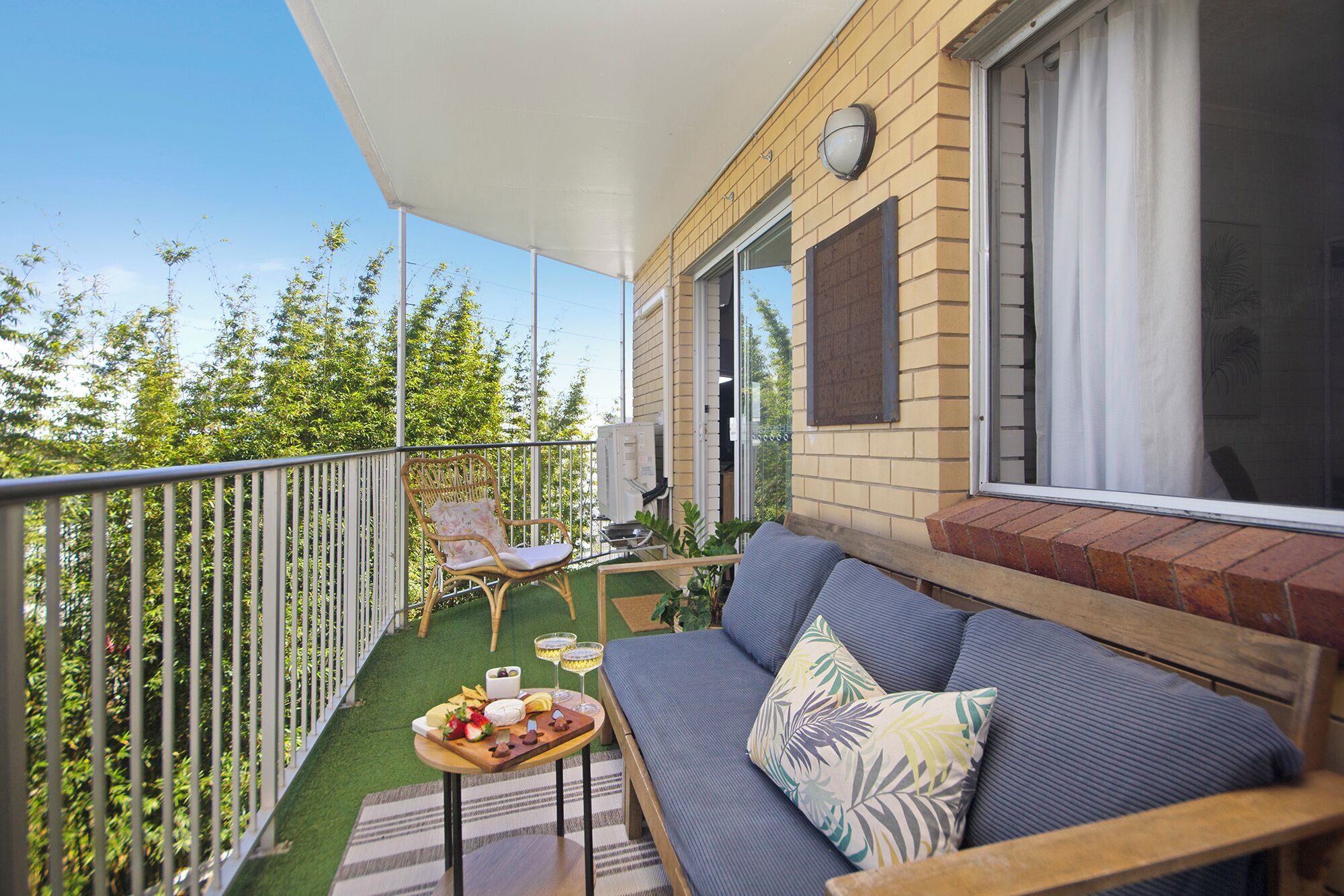 Private balcony with view to Mount Warning