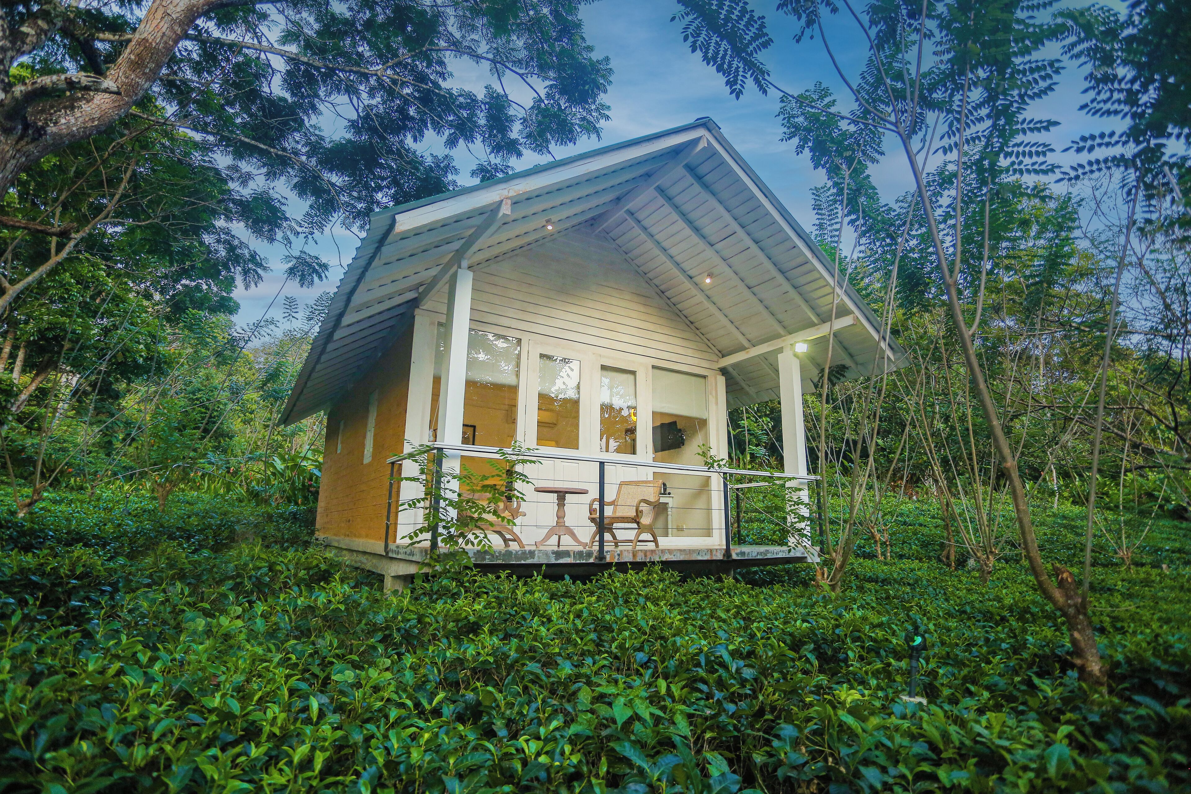 华丽木屋 | 高档床上用品、客房内保险箱、办公桌、笔记本电脑工作区