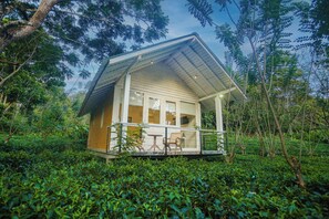 Deluxe Chalet | Premium bedding, in-room safe, desk, laptop workspace - Ilukketiya Tea chalets  (Padinnoruwa)