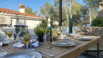 Udendørs spisemuligheder