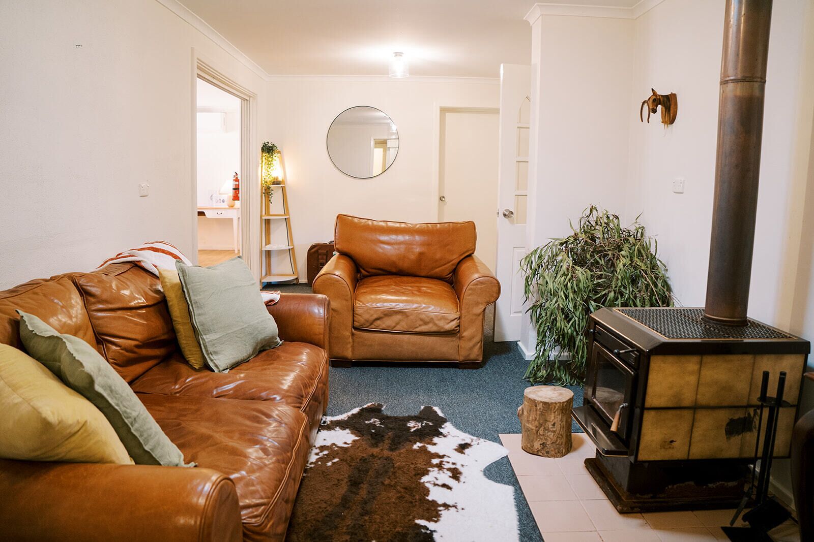 TV connectée, cheminée