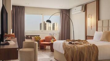 Luksushuoneisto, 3 makuuhuonetta, parveke, kaupunkinäköala | Ilmainen Wi-Fi