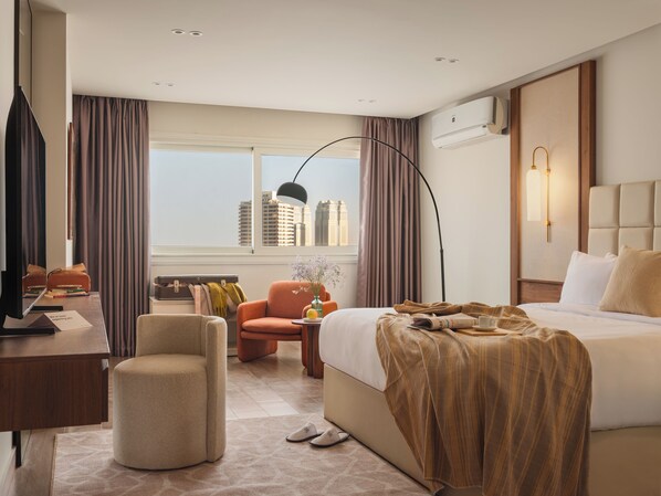 Luksushuoneisto, 3 makuuhuonetta, parveke, kaupunkinäköala | Ilmainen Wi-Fi