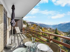 Outdoor dining - La Roseraie B 24 by Interhome (Crans-Montana)