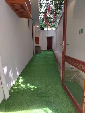 Entrada de la propiedad