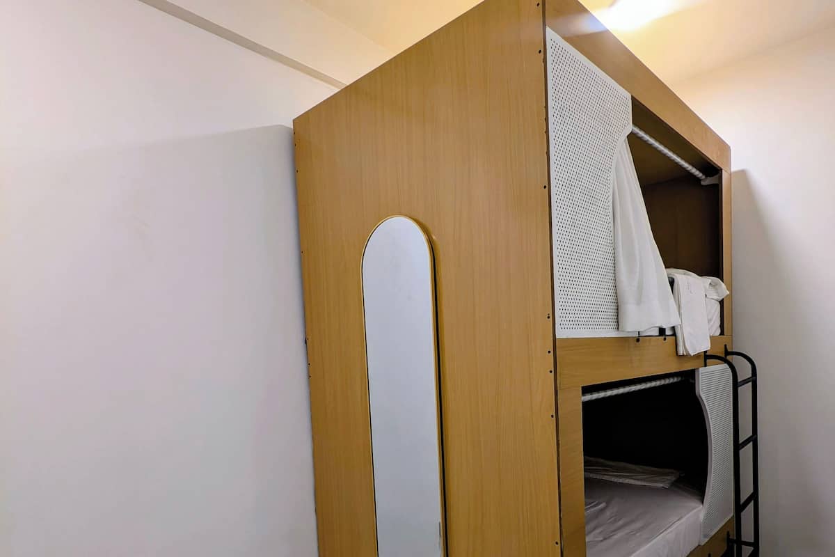 Basic Shared Dormitory | Iron/ironing board (on request), free WiFi, bed sheets