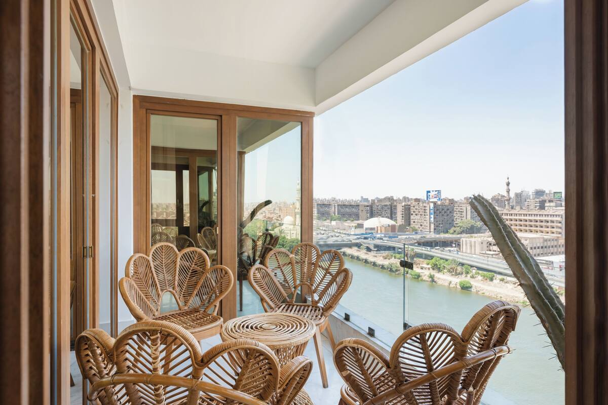 Appartement Standard, 2 chambres, balcon, vue fleuve | Vue de la chambre