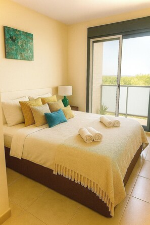 2 makuuhuonetta, silitysrauta/-lauta, ilmainen Wi-Fi, vuodevaatteet