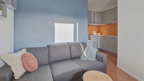 Living area - Apartment close to the city center for short- or long-term rental (Nordland)